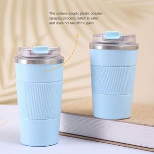 Gobelet isotherme en acier inoxydable de 380 ml et 510 ml avec isolation thermique de 12 à 24 heures, tasse de bureau avec couvercle - Product Image 4
