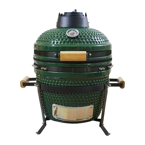 Auplex Small Komodo, Parrilla Kamado de Cerámica Premium de 16 Pulgadas, Diseño Moderno de Lujo con Altura Ajustable, Ahumador de Acero Inoxidable con Rotisserie - Product Image 1