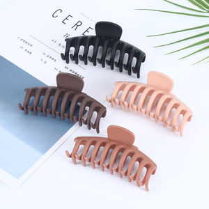 Clip di artigli grandi all'ingrosso accessori per <span class=keywords><strong>capelli</strong></span> da donna coreani di moda 11CM Clip di artigli per <span class=keywords><strong>capelli</strong></span> grandi in plastica opaca grande per <span class=keywords><strong>capelli</strong></span> spessi da donna - Product Image 5