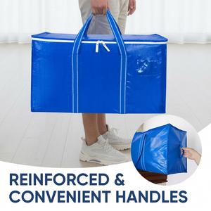 Heavy Duty Extra Large Moving Bags,58 Gallon Jumbo Packing Bags,Huge Moving Storage Bags with Strong Zippers & Carrying Handles - Product Image 4