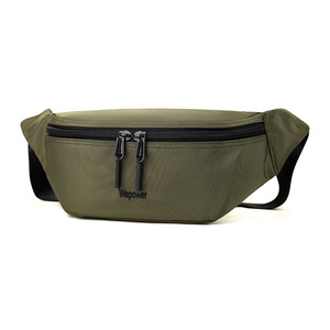 Riñonera Deportiva Unisex de Nailon con Logotipo Personalizado, Bolsa Deportiva de Color Sólido para Fitness, Correr, Viajes al Aire Libre, Bolsa para Teléfono Móvil - Product Image 1