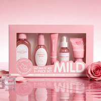 Kit de Soins Tout-en-Un : Formule Naturelle à l'Acide Lactique, Hydratant et Nettoyant Intime, Équilibrant le pH, Kit Probiotique Naturel