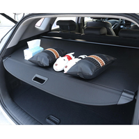 Pour Tiguan 2010-2016 Cache-bagages de coffre rétractable Accessoires intérieurs en cuir pour automobile