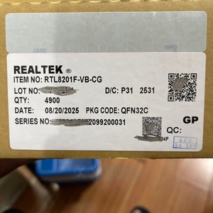 RTL8201F-VB-CG nouveau et original émetteur-récepteur PHY 3.3V QFN-32-EP(5x5) pilotes, récepteurs, émetteurs-récepteurs RTL8201F-VB-CG - Product Image 2