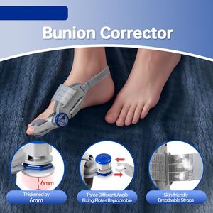 Corrector de Juanetes, Enderezador de Dedos Grandes, Férula Ajustable de Silicona para Mujeres y Hombres, Alivio del <span class=keywords><strong>Dolor</strong></span> de Juanetes, Uso Diurno/Nocturno - Product Image 5