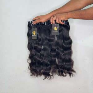 Paquete de Cabello Humano Virgen Vietnamita, Extensiones de Cabello Humano al por Mayor, Cabello Humano Natural Virgen Ondulado con Cutícula Alineada - Product Image 2