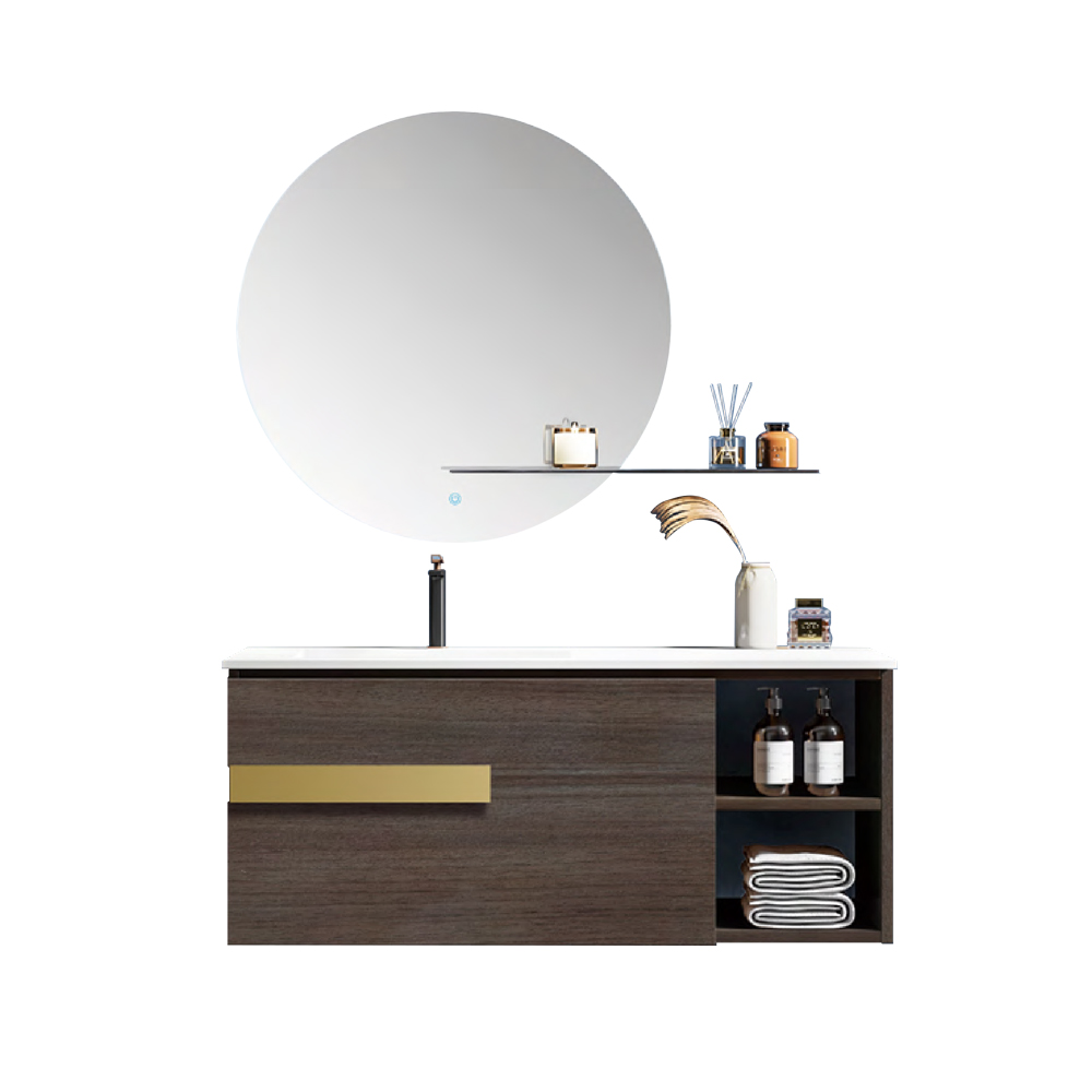 Новинка, лидер продаж, современный светильник, роскошный настенный деревянный туалетный столик для ванной комнаты