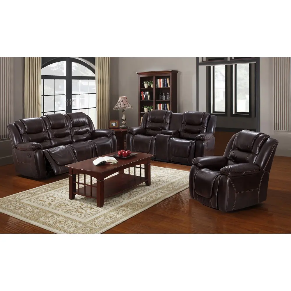 hot sale European style 1 2 3 seats sofa reclinable set furniture modern office leather rocker sofa recliner set