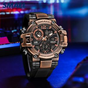 SMAEL 8110 Vente en gros Chronographe Reloj Montre-bracelet numérique LED pour hommes, montre sportive, horloge numérique pour hommes, montre électronique pour hommes, cadeau - Product Image 4