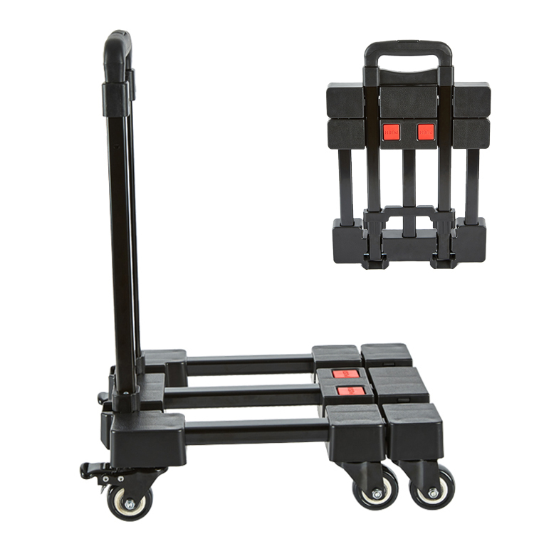 Aluminium Two Tri Wheels Hand Trolley