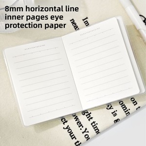 Cuaderno A7 Mini con Cubierta <span class=keywords><strong>de</strong></span> PVC, Diseño <span class=keywords><strong>de</strong></span> Dibujos Animados, Portátil, con Páginas Rayadas, <span class=keywords><strong>de</strong></span> Alta Calidad, para Estudiantes, Venta al Por Mayor, Fengqi Z-095, Encuadernación Cosida - Product Image 3