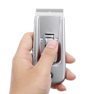 Raspador de Metal de Acero Inoxidable <span class=keywords><strong>Easyway</strong></span>, Herramienta de Limpieza de Pegamento para Ventanas de Vidrio con Cuchilla Duradera, OEM Industrial para Bricolaje - Product Image 2
