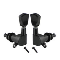 Mécaniques d'accordage noires scellées 3L3R pour guitare électrique de style LP
