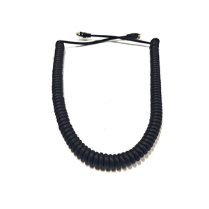 Câble téléphonique spiralé RJ12 6P6C 28AWG, cordon téléphonique rétractable à ressort, câble d'extension en PU pour téléphone, appareil <span class=keywords><strong>VoIP</strong></span> - Product Image 4