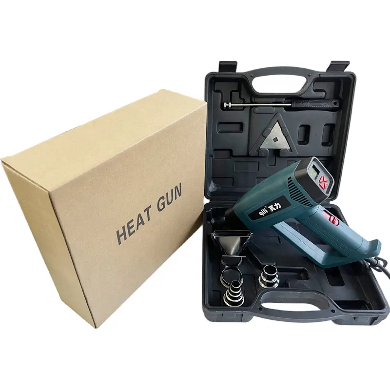 qili 113 Free Shipping Third Gear Temperature Adjustment Heat Gun Water Proof Case Toolkit