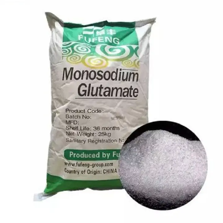 Glutammato monosodico fufeng gruppo msg eppen mono sodio glutammato/monosidum glutanato polvere gourmet/aginomoto sale cinese 25kg