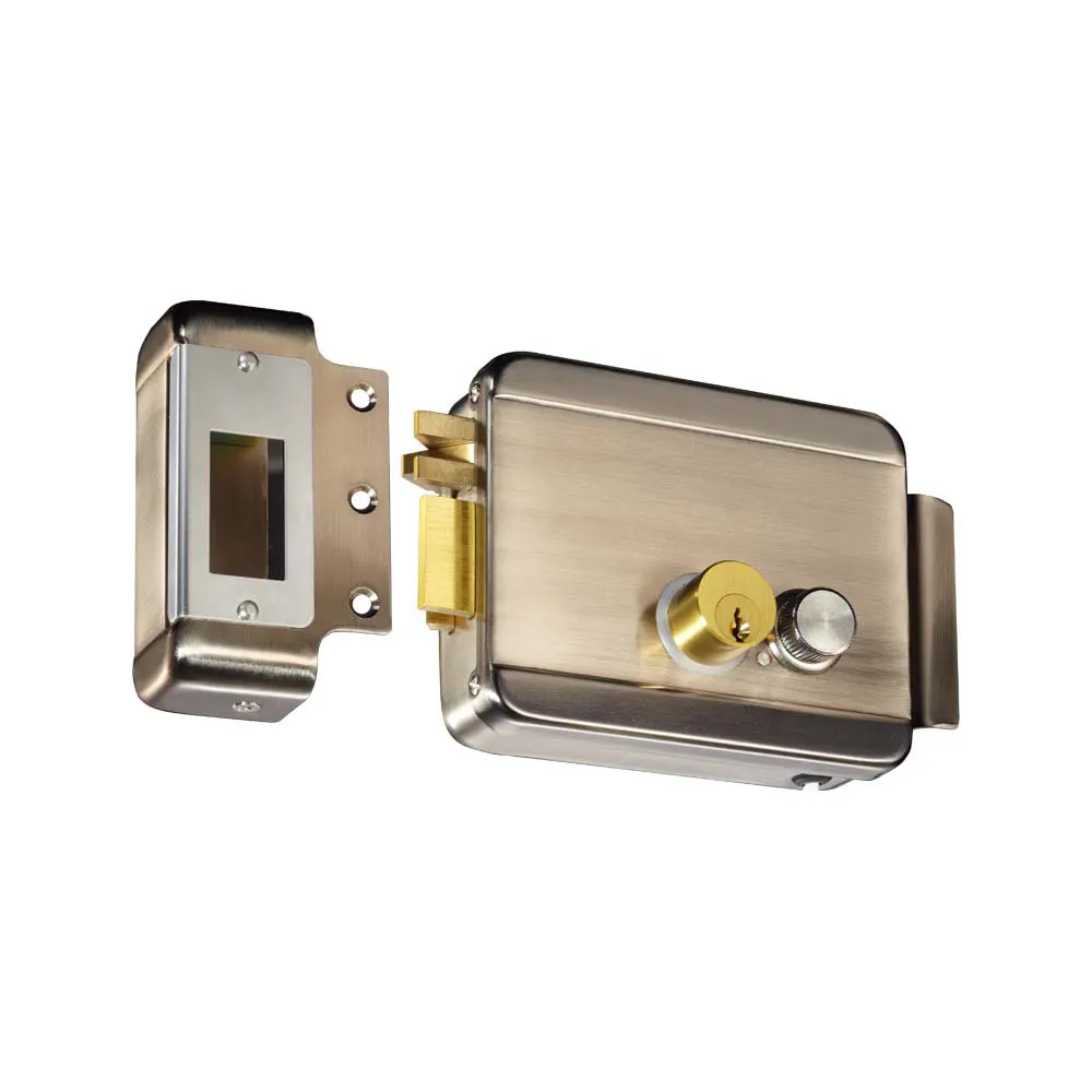 Electric Rim Lock 12V Door Access Locks Work for Home Video Door Phone Doorbell Intercom System