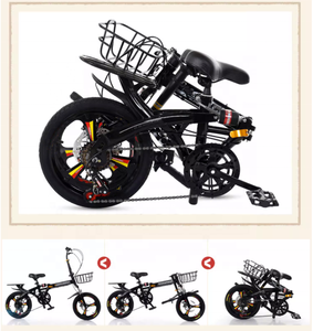 Alta Aço Carbono 16-20 Inch Lightweight Bicicleta Dobrável para Crianças de 9-13 Anos de Idade - Product Image 6