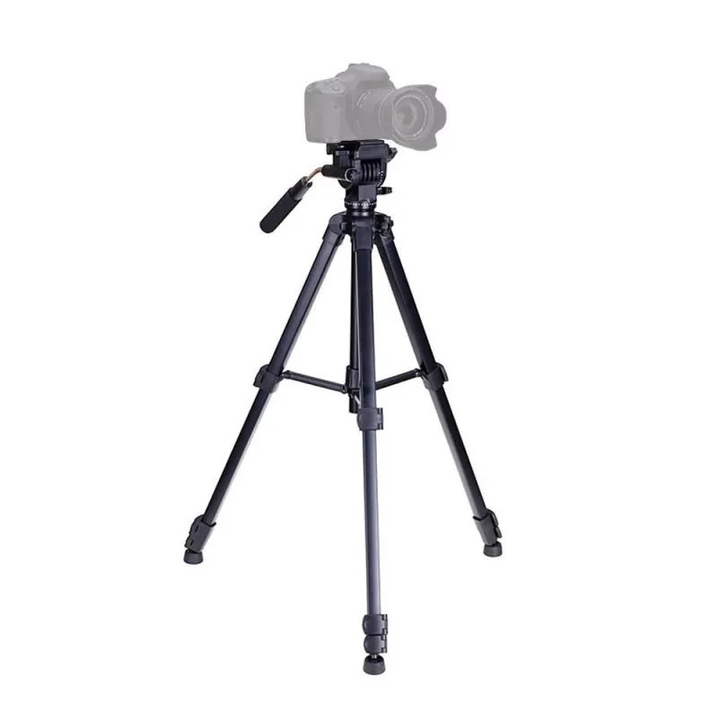 Hot Digital Camera YUNTENG VCT-691 Aluminum Tripod Mount with Fluid Drag Head for Canon for Sony Digital Cameras