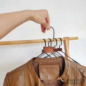 Beech Wood Clothes Hangers Thickened Seamless Rectangle Shape For Adults And Children Pants Hangers - Product Image 2