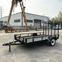 Remorque agricole personnalisée pour tracteur, remorque de ferme avec composants de transmission essentiels, haute productivité, garantie 1 an