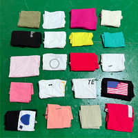 Vente en gros de T-shirts d'occasion de haute qualité à bas prix, lots mixtes de marques UKAY, chemises d'été de seconde main en vrac pour hommes et femmes, fournisseur CN/GUA