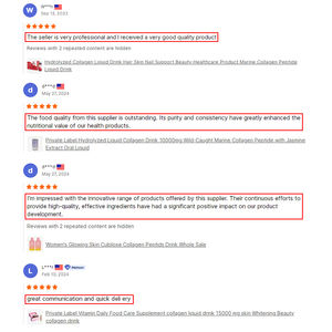 OEM/ODM Natural Blanqueamiento DE LA PIEL Resveratrol Bebida líquida oral Producto de belleza para adultos Iluminador - Product Image 6