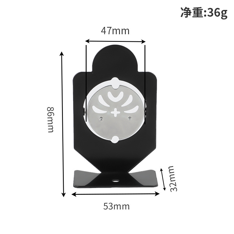 Objetivo giratorio con patrón de metal [paquete individual]