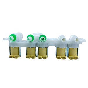 <span class=keywords><strong>Samsung</strong></span>-Válvula de entrada de agua de 2 entradas y cuatro salidas para lavadoras, 220V, plástico para hoteles, 2 entradas y V - Product Image 5
