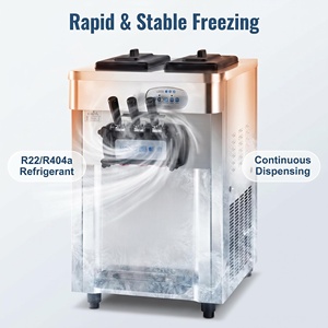 Macchina per Gelato Soft Serve Elettrica Automatica in Acciaio Inox, Vendita Calda per Hotel e Negozi Alimentari - Product Image 4