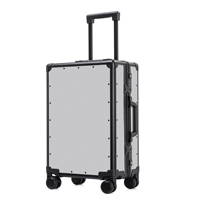 Valise classique d'affaires en aluminium de qualité supérieure de 20 pouces avec cadre en aluminium durable Serrure TSA antivol légère et résistante à l'eau