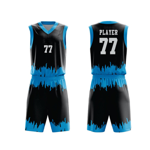 Maillot et short de basketball personnalisés sublimés, fabriqués au Pakistan, les plus vendus, anti-humidité, pour équipes adultes - Product Image 2