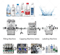 6 buses Automatique Bouteille Offre Spéciale Seau Lavage Remplissage Capsulage Machine Embouteillage Machine De Remplissage jus machine de remplissage