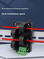 Transductor de Corriente TAIHUA TD-3404C AC 0-50A, Sensor con Comunicación RS485, Protocolo Modbus RTU, Montaje en Riel DIN para Monitoreo de Energía