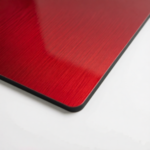 Panneau sandwich 5 mm en aluminium avec revêtement PVDF rouge 5595, ignifuge, moderne, pour enseigne de bâtiment de bureau - Product Image 4