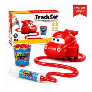 Pista de Slime Personalizada para Dibujar y Pistas de Carreras, Coche de Carreras Mini con Botón Activado para Práctica de Razonamiento Infantil, Paquete de Regalo de Cumpleaños - Product Image 2