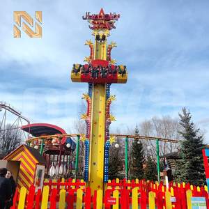 Manège de chute libre pour enfants 6P Jumping Star de 7,5 m de hauteur, modèle de parc d'attractions, de type Frog Jump, certifié CE, du fabricant leader, à vendre - Product Image 4