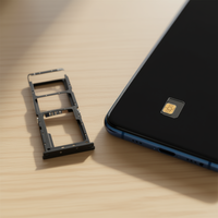 Oppo Metal Sim Micro SD Card Tray pour A52 2020 Cph2069 Noir