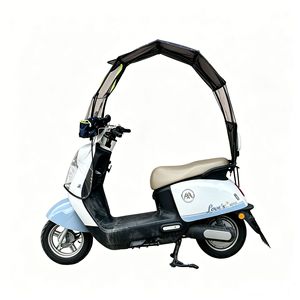 Electric Scooter Folding Rain Canopy Retractable Sunproof Rainproof Thickened Windshield For Electric Bicycles Multiple Models - Product Image 1