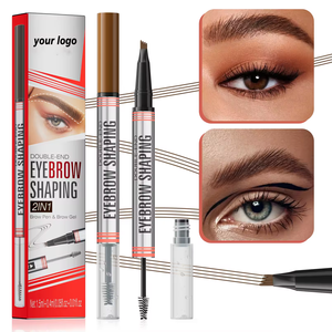 <span class=keywords><strong>Crayon</strong></span> à <span class=keywords><strong>sourcils</strong></span> liquide 2-en-1 double tête imperméable à quatre fourchettes avec gel <span class=keywords><strong>pour</strong></span> <span class=keywords><strong>les</strong></span> <span class=keywords><strong>sourcils</strong></span> - Product Image 4