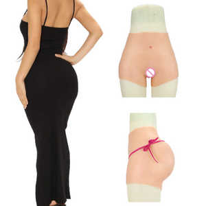 Pantalones Cortos Vagina Falsos De Silicona Panty Pantalones