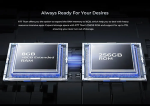 Oukitel RT7 TITAN 32000mAh 5G rough tablet 10.1 "FHD + Display 12GB 256GB Android 13 Dimensity 720 Pad PC 33W ricarica rapida - Product Image 2