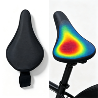 Sensor de Presión para Sillín de Bicicleta FSR de Tela Flexible, 120Hz, Mapeo de Presión en Tiempo Real, USB-C, BT5.0, para I+D de Equipamiento de Ciclismo