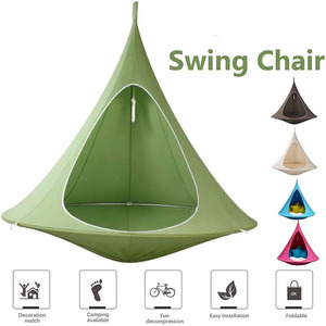 Hamac de Camping, chaise à bascule, <span class=keywords><strong>tipi</strong></span> et arbre, plafond suspendu, imperméable, pour jardin/Camping, chambre d'enfants - Product Image 2