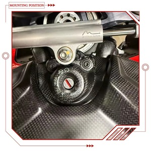 <span class=keywords><strong>Housse</strong></span> de protection pour clé de moto, pour DUCATI Streetfighter V4 V4S SP 2020-2024, en Fiber de carbone, accessoires modifiés - Product Image 1