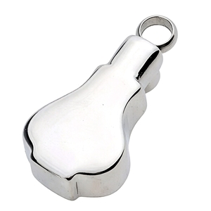 Collier en acier inoxydable coeur bouteille pendentif porte-cendres amulette sanskrit urne de crémation bijoux souvenir mémoire urne magique en cristal - Product Image 5
