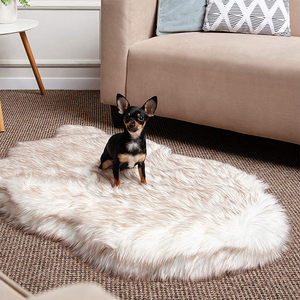 Maßgefertigte Große Luxuriöse Kunstfell-Leder Orthopädische Katzen- und Hundebetten Moderne Modische Waschbare Haustier-Memory-Foam-Betten Großhandel Gemütlich Flauschig - Product Image 2