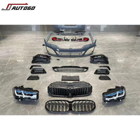 BodyKit Desain Baru Bahan PP ABS untuk BMW 5 G30 2018 2019 2020 Upgrade ke 2021 2022 2023 G30 LCI MT M-Tech Perakitan Bumper Mobil