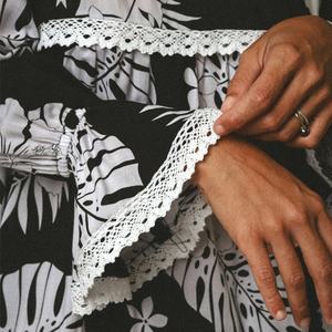 Robe de plage hawaïenne de haute qualité, robe ample de luxe, sur mesure, 100% rayonne, tissu doux, jupe courte - Product Image 6