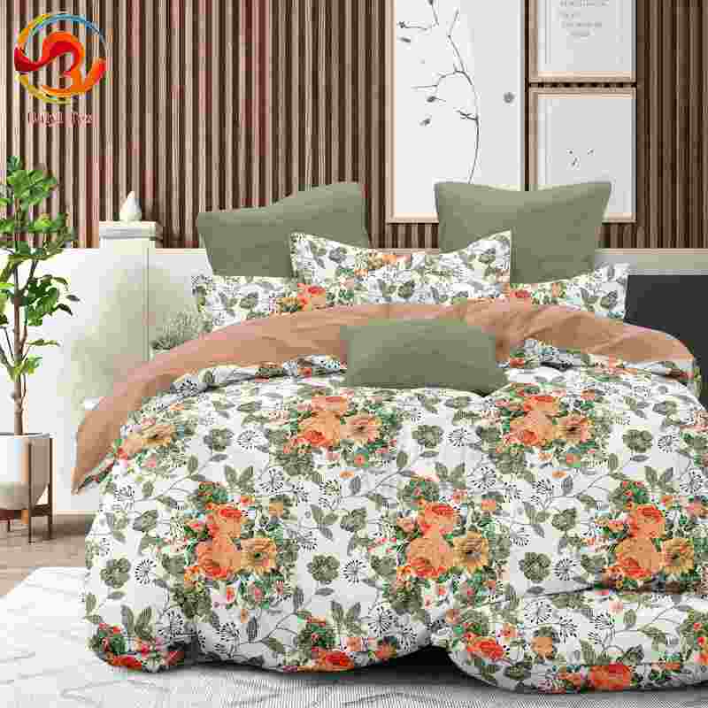Disperse Printed Bed Sheet Quilt Cover